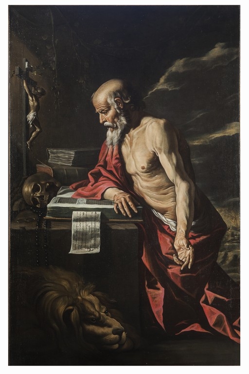 Hendrick de Somer detto Enrico Fiammingo, 'San Gerolamo penitente'  