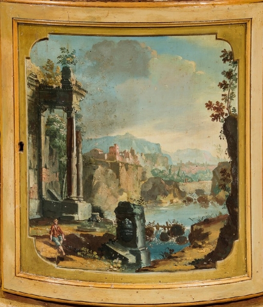 Coppia di angoliere, Marche, XVIII secolo  