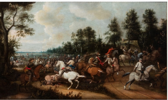 Pieter Meulener, 'Battaglia equestre' 