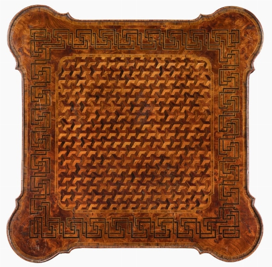 Tavolino da gioco, Emilia, XVIII secolo 