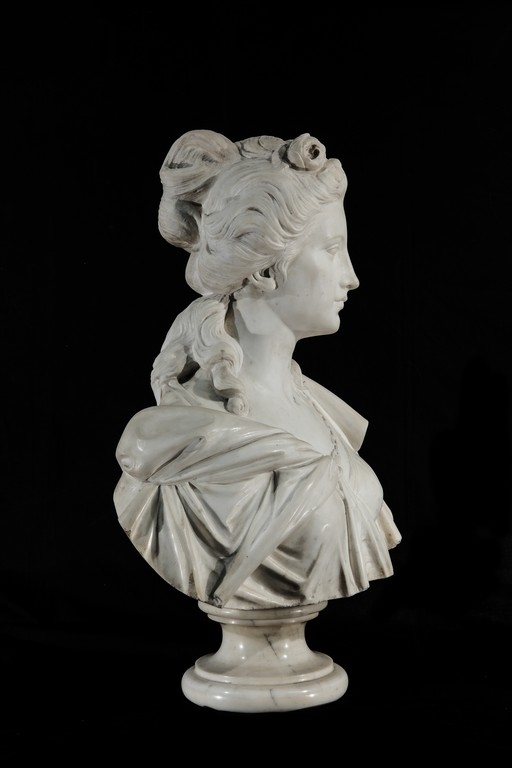 Scultore francese della fine del XVIII secolo, 'Busto di Madame de Pompadour' 