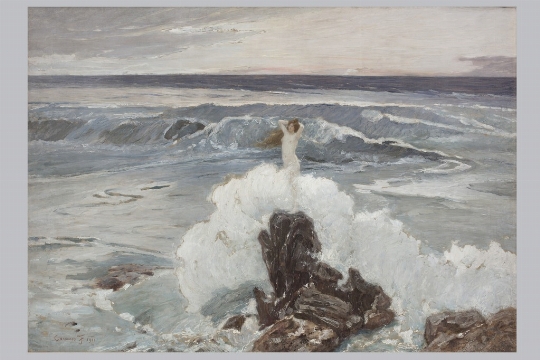 Filippo Carcano, 'Nata dal mare', 1911 