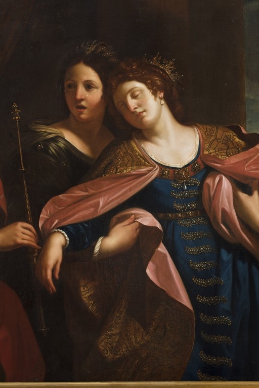 Dipinto di Pietro Labruzzi, 'Lo svenimento di Ester' 