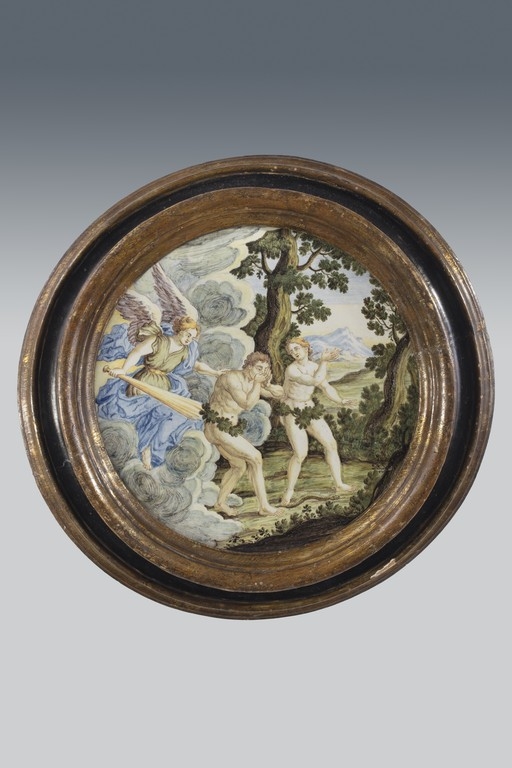 Coppia di placche, Manifattura di Castelli, XVIII secolo - CATALOGO 
