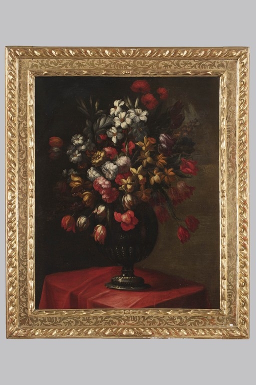 Anonimo del XVII/XVIII secolo, 'Vaso di fiori' 
