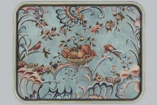 Tre pannelli decorativi, XVIII/XIX secolo 