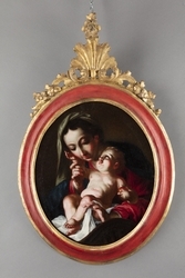 Giambettino Cignaroli (attribuito), a) "Madonna col Bambino" b) "San Giuseppe"