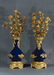 Coppia di candelieri, Francia, XIX secolo