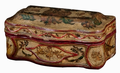 Scatola in legno laccato, Venezia, XVIII secolo