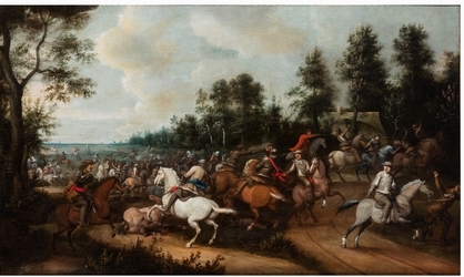 Pieter Meulener, "Battaglia equestre"