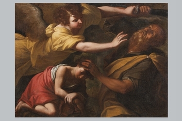 Anonimo del XVII secolo, a) La cacciata di Agar e Ismaele; b) Il sacrificio di Isacco